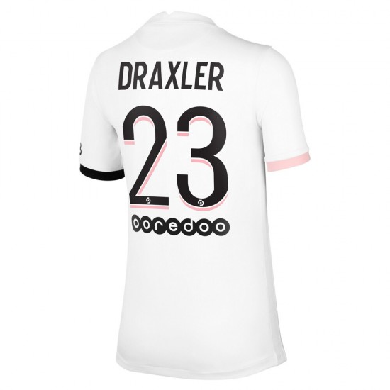 Camisola Paris Saint-Germain Julian Draxler 23 Equipamento Segundo 2021-2022 Manga Curta
